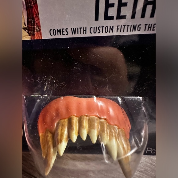 Dark Side Werewolf Teeth Costume Accessory Halloween Cosplay Brand New - Picture 7 of 7